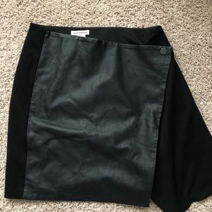 Black Leather Skirt (Club Monaco)